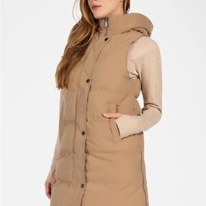 Kyodan Explorer Puffer Vest in Camel